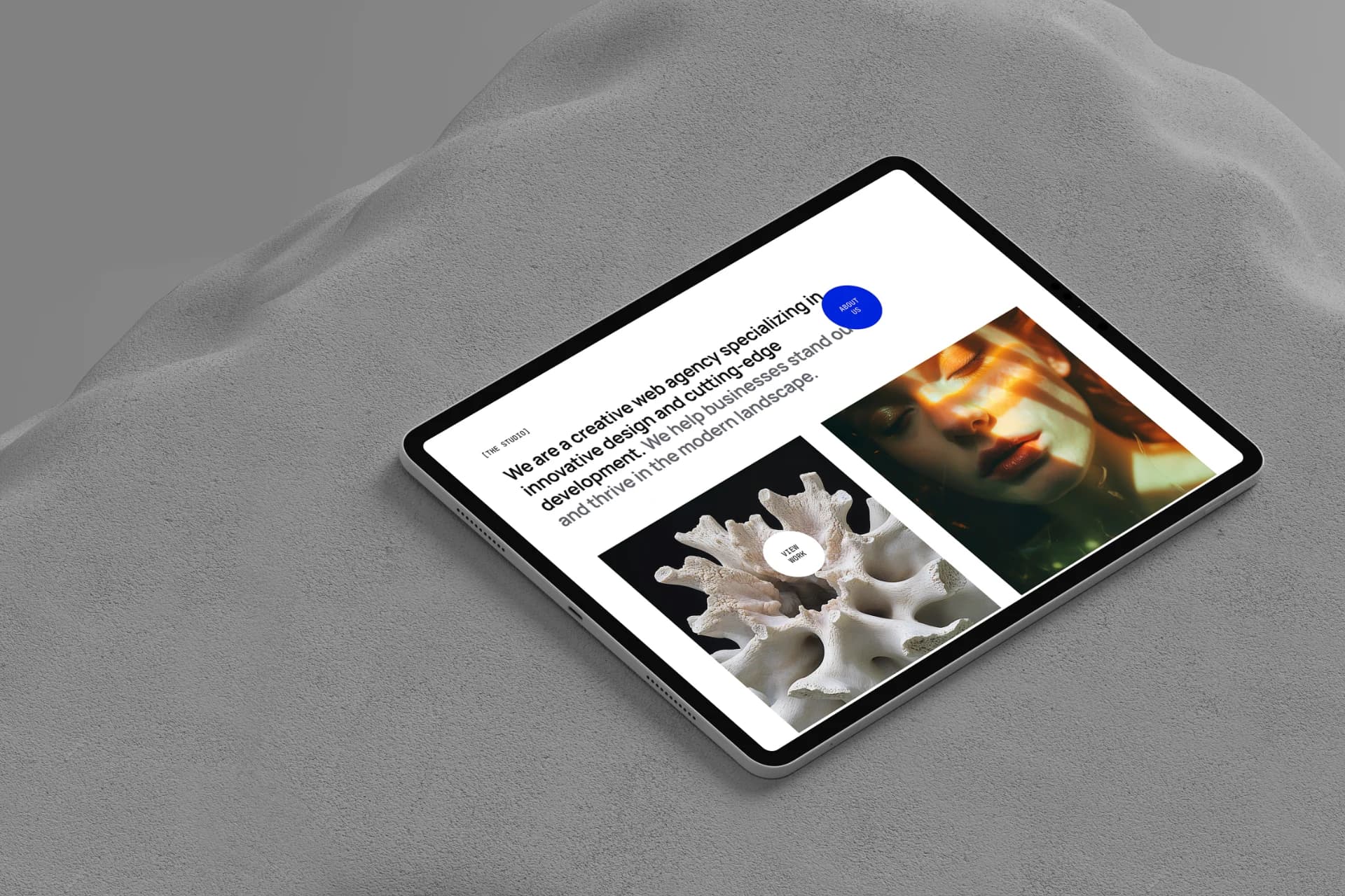 Creative studio template project preview
